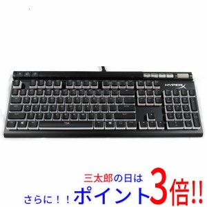 【中古即納】送料無料 HyperX ゲーミングキーボード Alloy Elite 2 HKBE2X-1X-US/G 赤軸 展示品 有線（USB Type-A） 英語