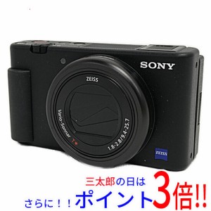 【中古即納】送料無料 ソニー SONY製 デジタルカメラ VLOGCAM ZV-1 2010万画素 訳あり 元箱あり SDメモリーカード 4K（3840x2160） 顔認