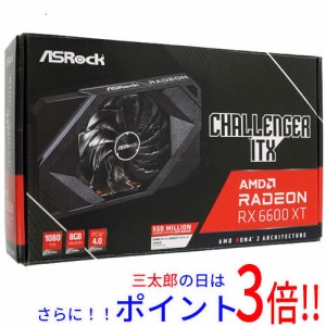 【中古即納】送料無料 ASRock製グラボ Radeon RX 6600 XT Challenger ITX 8GB PCIExp 8GB 元箱あり 8 GB PCI-Express 補助電源有