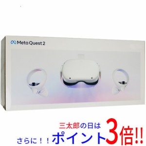 【中古即納】送料無料 Meta オールインワンVRヘッドセット Quest 2 128GB 899-00183-02 元箱あり 多機種対応（スマートフォン） 外部機器