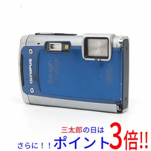 【中古即納】送料無料 オリンパス OLYMPUS 防水デジカメ TOUGH TG-610 ブルー 本体のみ 本体いたみ SDメモリーカード 顔認識機能 専用充