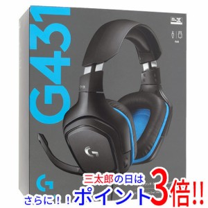 【中古即納】送料無料 Logicool ゲーミングヘッドセット 7.1 Surround Gaming Headset G431 ブラック 元箱あり