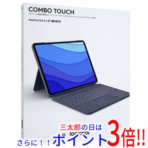 【中古即納】送料無料 ロジクール iPad Pro 12.9インチ用 トラックパッド＆キーボード一体型ケース COMBO TOUCH iK1275GRAr 未使用