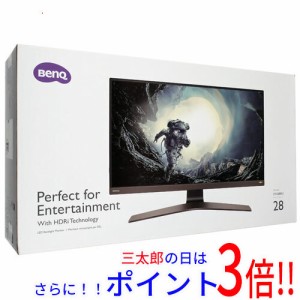 【中古即納】送料無料 BenQ製 28型 液晶ディスプレイ EW2880U-JP ブラック 未使用