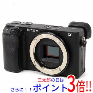 【中古即納】送料無料 SONY ミラーレス一眼 α6400 ILCE-6400 ボディ ブラック 元箱あり