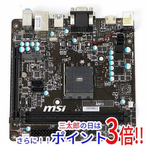 【中古即納】送料無料 MSI製 Mini ITXマザーボード AM1I Socket AM1