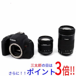 【中古即納】送料無料 Canon製 デジタル一眼レフカメラ EOS Kiss X10i ダブルズームキット 元箱あり