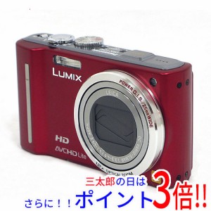 【中古即納】送料無料 Panasonic LUMIX DMC-TZ10 レッド/1210万画素 液晶画面いたみ 元箱あり