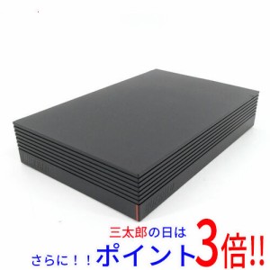 【中古即納】送料無料 BUFFALO製外付HD HD-EDS4U3-BD 4TB ブラック 欠品あり 未使用