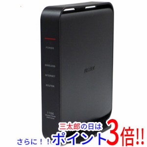 【中古即納】送料無料 BUFFALO 無線LANルータ AirStation WSR-1166DHPL2/PL ブラック 未使用