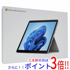 【中古即納】送料無料 マイクロソフト Surface Go 3 8V6-00015 プラチナ 元箱あり
