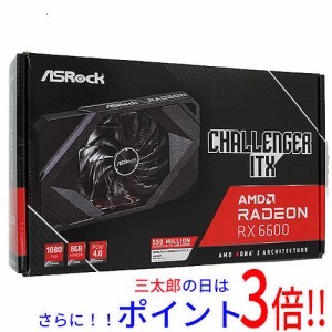【中古即納】送料無料 ASRock製グラボ Radeon RX 6600 Challenger ITX 8GB PCIExp 8GB 元箱あり
