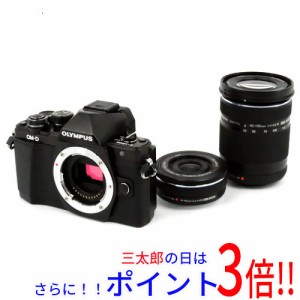 【中古即納】送料無料 OLYMPUS OM-D E-M10 Mark II EZダブルズームキット BLK