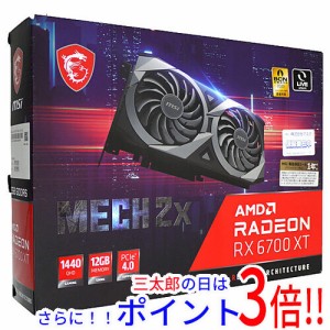 【中古即納】送料無料 MSI製グラボ Radeon RX 6700 XT MECH 2X 12G PCIExp 12GB 元箱あり