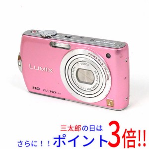 【中古即納】送料無料 Panasonic LUMIX DMC-FX70-P ピンク/1410万画素 液晶画面いたみ