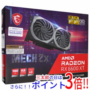 【中古即納】送料無料 MSI製グラボ Radeon RX 6600 XT MECH 2X 8G OC PCIExp 8GB 美品 元箱あり