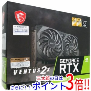 【中古即納】送料無料 MSI製グラボ GeForce RTX 3060 Ti VENTUS 2X 8GD6X PCIExp 8GB 元箱あり