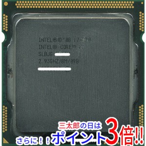 【中古即納】送料無料 intel Core i7 870 2.93GHz 8M LGA1156 SLBJG Intel Core i7