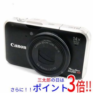 【中古即納】送料無料 Canon製 PowerShot SX230 HS ブラック 1210万画素