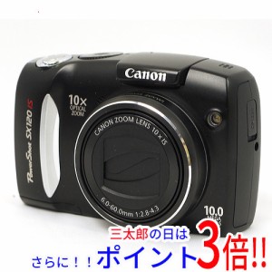 【中古即納】送料無料 キヤノン CANON製 PowerShot SX120 IS 1000万画素 本体のみ PowerShot（キヤノン） SDメモリーカード 顔認識機能 