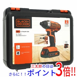 【新品即納】送料無料 ブラック・アンド・デッカー BLACK＆DECKER コードレスインパクトドライバー BPCI18 AC充電