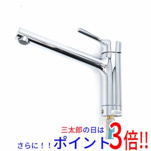 【新品即納】送料無料 トートー TOTO キッチン用 台付シングル混合水栓 TKS05301J