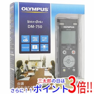 【新品即納】送料無料 オリンパス OLYMPUS ICレコーダー ボイストレック DM-750 BLK ブラック Voice-Trek（オリンパス） ローカットフィ