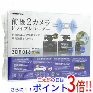 【新品即納】送料無料 コムテック ドライブレコーダー ZDR016 汎用タイプ