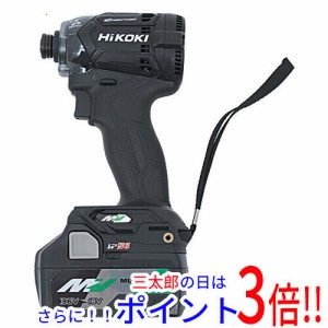 【新品即納】送料無料 ハイコーキ（旧：日立工機） HiKOKI インパクトドライバー WH36DC(2XP)(B) ストロングブラック 防滴・防水 AC充電