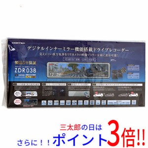 【新品即納】送料無料 コムテック ドライブレコーダー 前後2カメラ ZDR038 汎用タイプ