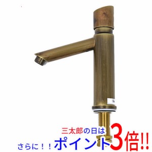 【新品即納】送料無料 カクダイ 自閉立水栓 716-312-AB オールドブラス