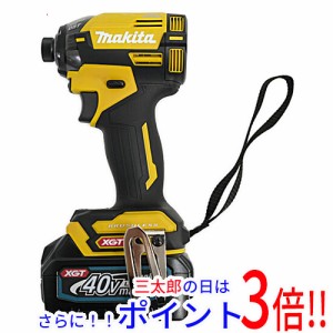 【新品即納】送料無料 マキタ 充電式インパクトドライバー TD002GDXFY フレッシュイエロー 防滴・防水 AC充電