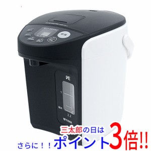 【新品即納】送料無料 タイガー魔法瓶 TIGER VE電気まほうびん とく子さん 2.2L PIQ-A221-W ホワイト とく子さん（タイガー魔法瓶） 転倒