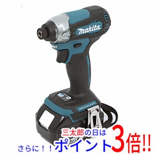 【新品即納】送料無料 マキタ 充電式インパクトドライバー 18V 6.0Ah TD157DRGX 青 防滴・防水 AC充電