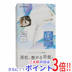 【新品即納】送料無料 コイズミ KOIZUMI マイナスイオンヘアドライヤー KHD-9330/W ホワイト AC給電 冷風機能あり