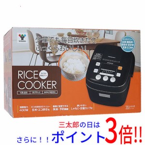 【新品即納】送料無料 山善 YAMAZEN マイコン炊飯器 3合炊き YJB-300 ブラック マイコン方式