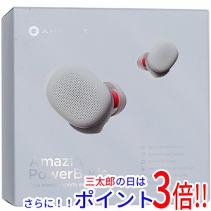 【新品即納】送料無料 Huami ワイヤレスイヤホン Amazfit PowerBuds アクティブホワイト 耳かけ型 無線・ワイヤレス接続 ダイナミック型 