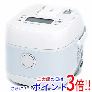 【新品即納】送料無料 東芝 TOSHIBA IH炊飯器 備長炭ダイヤモンド釜 3合炊き RC-5XT(W) ホワイト IH方式 無洗米コース