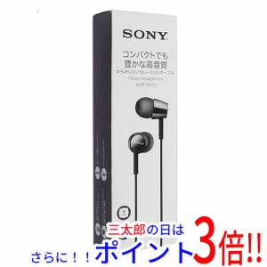 【新品即納】送料無料 ソニー SONY 密閉型インナーイヤーレシーバー MDR-EX155 (B) ブラック EX（ソニー） カナル型 有線接続 両耳用 ダ