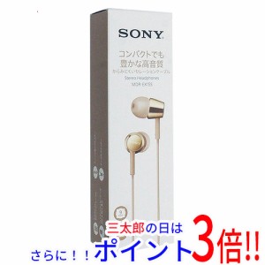 【新品即納】送料無料 ソニー SONY 密閉型インナーイヤーレシーバー MDR-EX155 (N) ゴールド EX（ソニー） カナル型 有線接続 両耳用 ダ