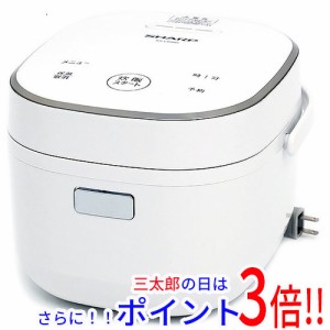 【新品即納】送料無料 シャープ SHARP ジャー炊飯器 3合炊き KS-CF05D-W ホワイト マイコン方式 無洗米コース