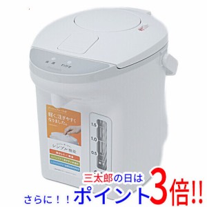 【新品即納】送料無料 ピーコック魔法瓶工業 ピーコック 電気ポット 2.2L WZP-22 ホワイト