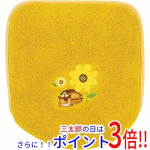 【新品即納】送料無料 センコー トイレ ふたカバー 普通用・洗浄用兼用 となりのトトロ 花のバス停 19759 イエロー ネコバス