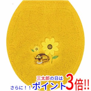 【新品即納】送料無料 センコー トイレ ふたカバー O・U 普通便座用 となりのトトロ 花のバス停 19750 イエロー ネコバス