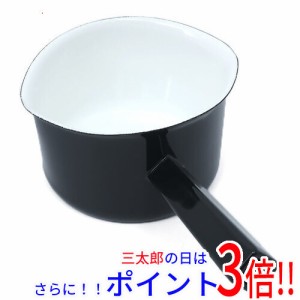 【新品即納】送料無料 野田琺瑯 NOMAKU ミルクパン 14cm NOM-14MBK ブラック IH調理器対応