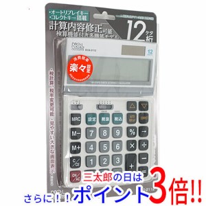 【新品即納】送料無料 ナカバヤシ 電卓デスクトップ多機能タイプM ECD-2112S