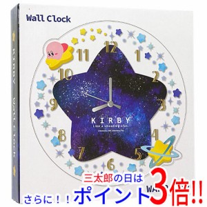 【新品即納】送料無料 マリモクラフト アクリル壁掛け時計 ワープスター 星のカービィ HKB-026 ポップ・カジュアル