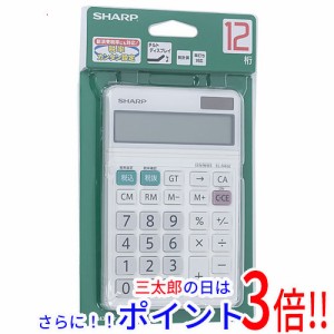【新品即納】送料無料 シャープ SHARP 実務電卓 ナイスサイズタイプ卓上 12桁 EL-N432-X
