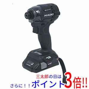 送料無料 ハイコーキ（旧：日立工機） 【新品訳あり】 HiKOKI コードレスインパクトドライバ WH36DC(2XPDS) ディープオーシャンブルー 欠