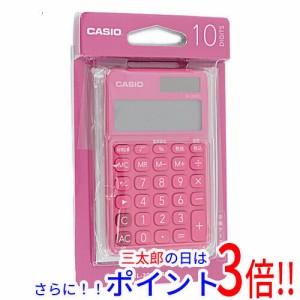 【新品即納】カシオ CASIO カラフル電卓 手帳タイプ SL-300C-RD ビビッドピンク